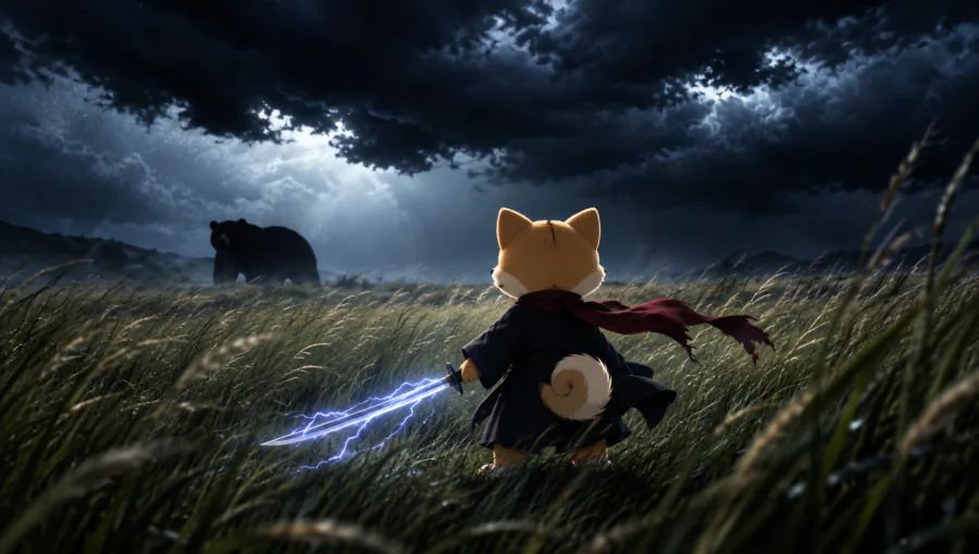 Facing the bear alone